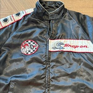 Vintage Snap-on Black Racing Jacket
